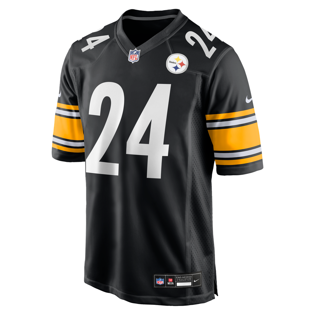 Pittsburgh Steelers Joey Porter Jr. Black Game Jersey | NFL Football Jersey