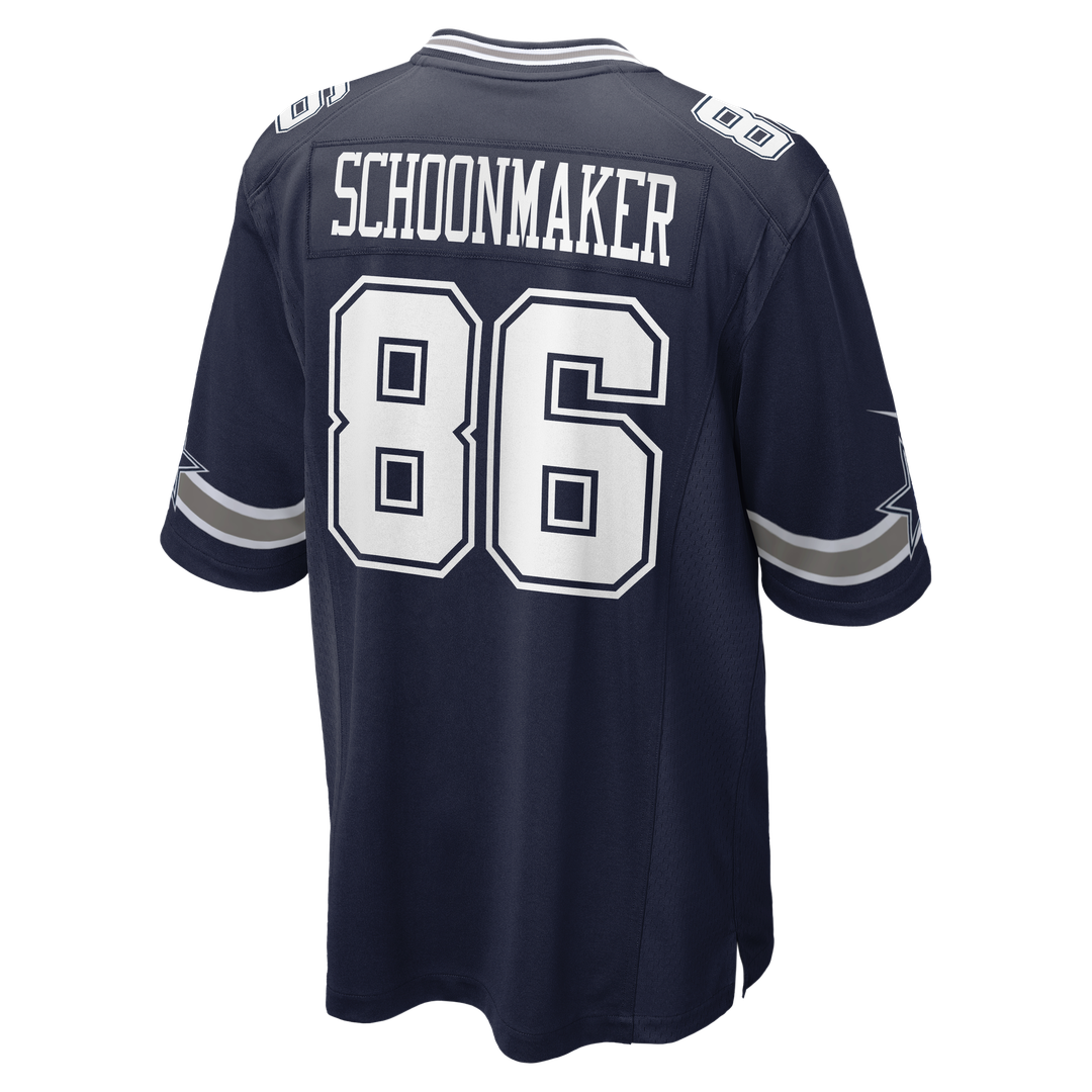 Dallas Cowboys Luke Schoonmaker Navy Team Game Jersey | NFL Football Jersey