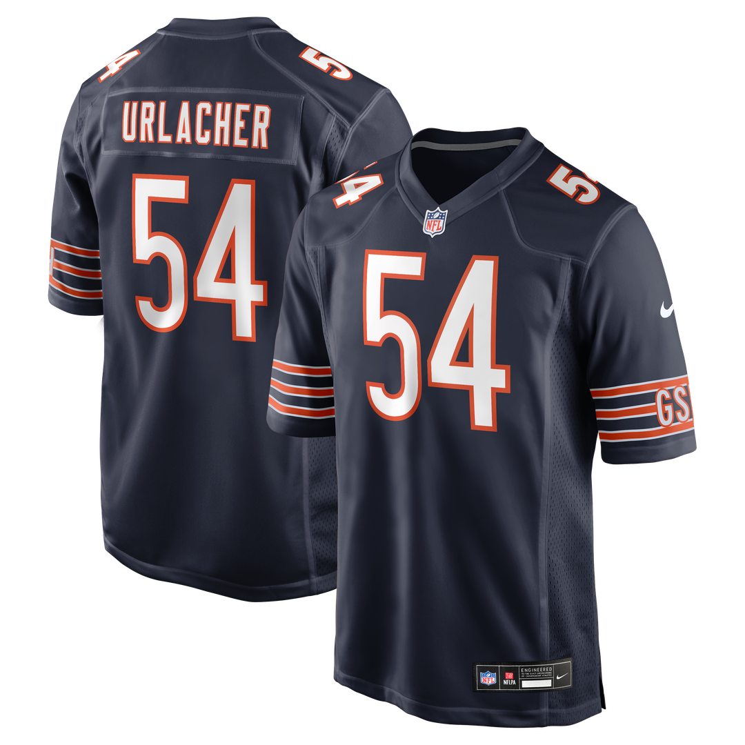 Chicago Bears Brian Urlacher White Retired Player Game Jersey | NFL Football Jersey