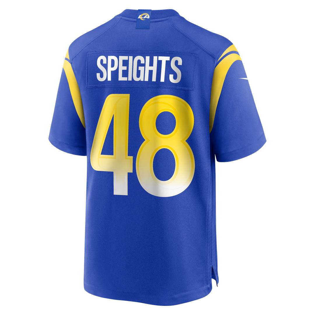 Los Angeles Rams Omar Speights Royal Game Jersey | NFL Football Jersey