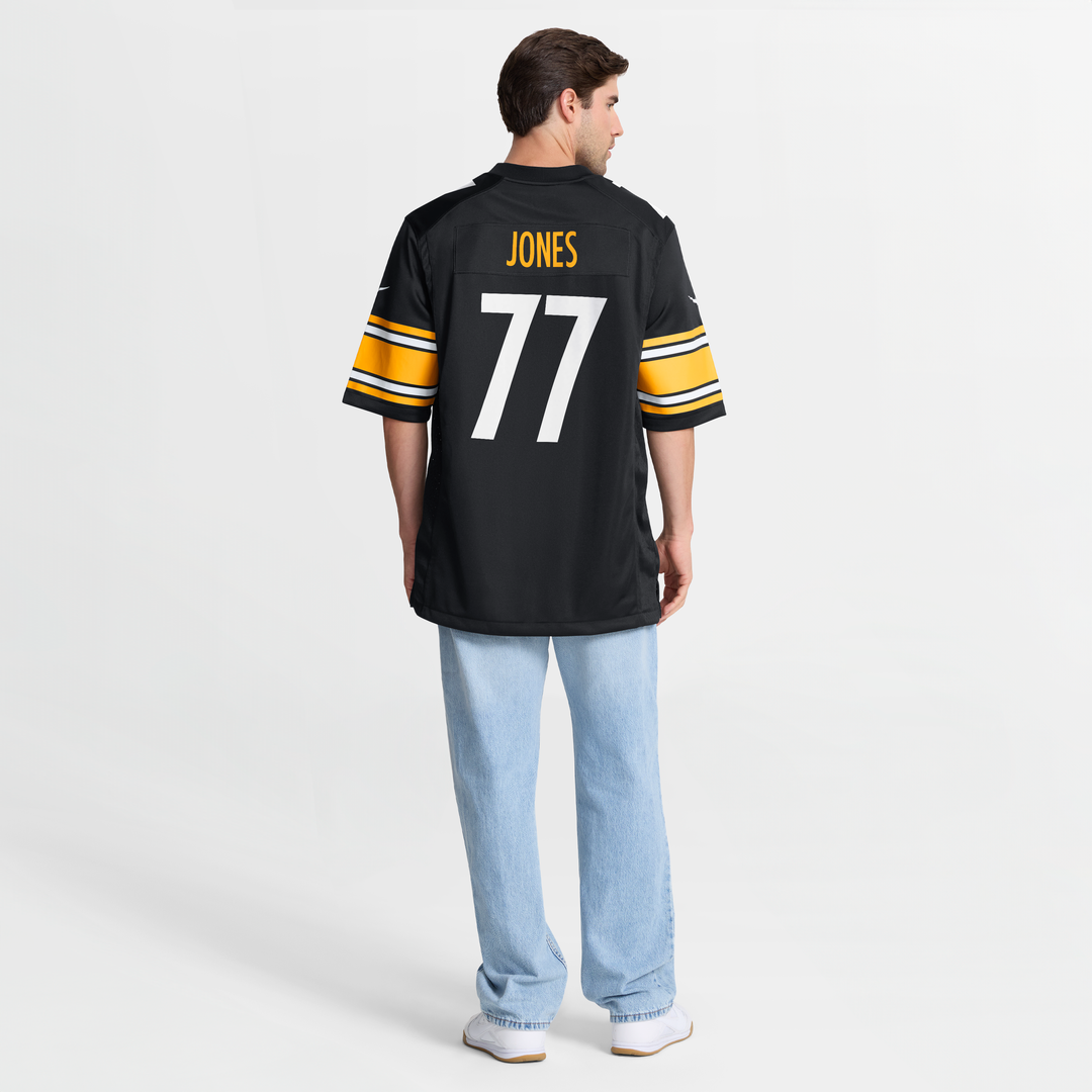 Pittsburgh Steelers Broderick Jones Black Game Jersey | NFL Football Jersey