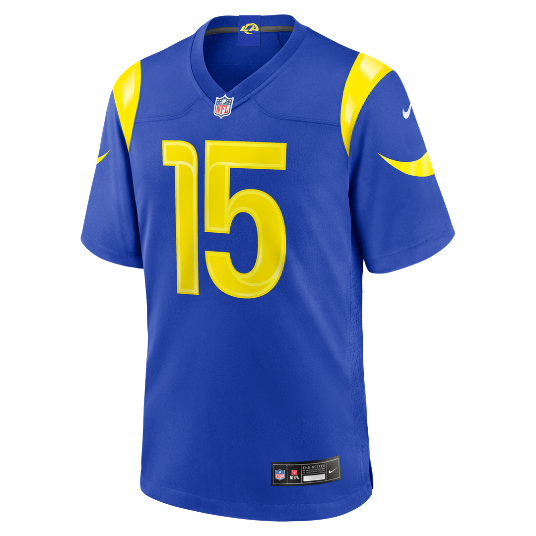 Los Angeles Rams Ty Simpson Royal Team Game Jersey | NFL Football Jersey