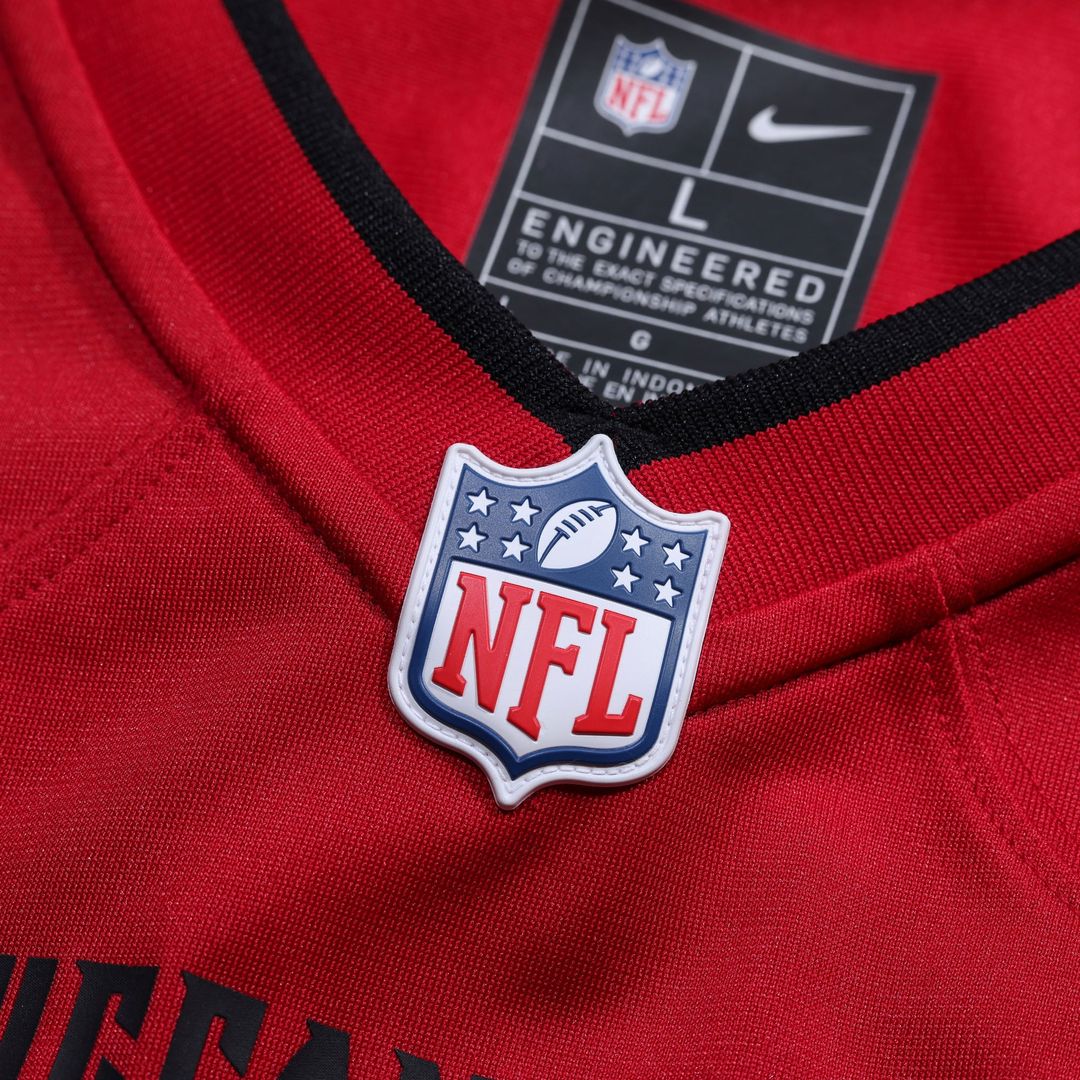 Tampa Bay Buccaneers David Walker Red Team Game Jersey | NFL Football Jersey