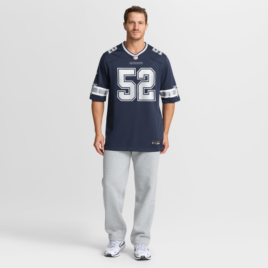 Dallas Cowboys Tyler Booker Navy Team Game Jersey | NFL Football Jersey