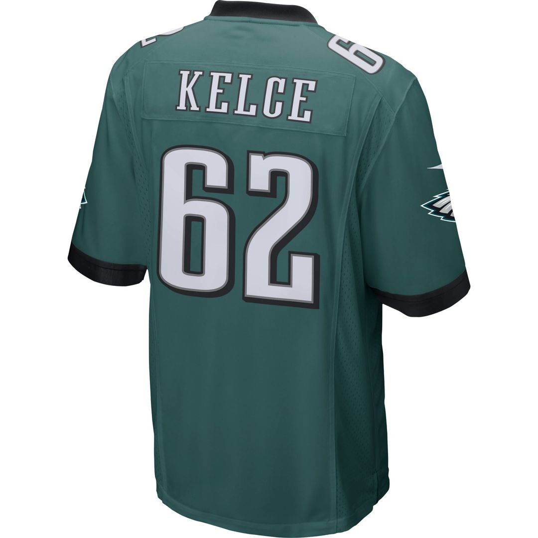 Philadelphia Eagles Jason Kelce Midnight Green Game Jersey | NFL Football Jersey