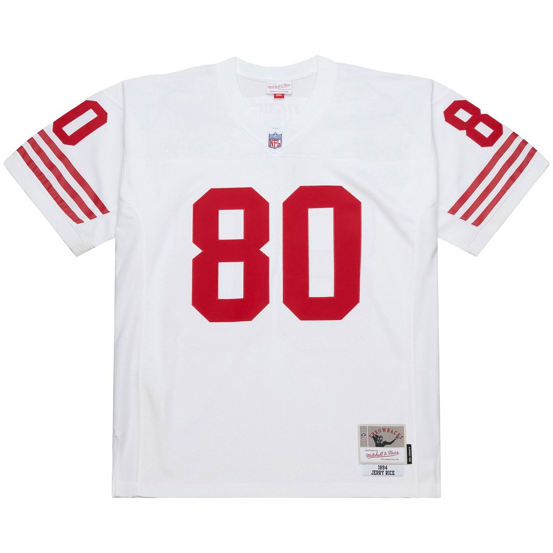 San Francisco 49ers Jerry Rice White 1994 Legacy Replica Jersey | NFL Football Jersey