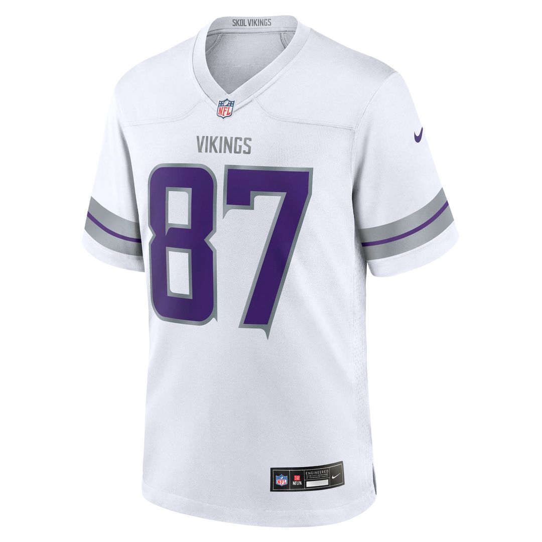 Minnesota Vikings T.J. Hockenson White Alternate Game Player Jersey | NFL Football Jersey