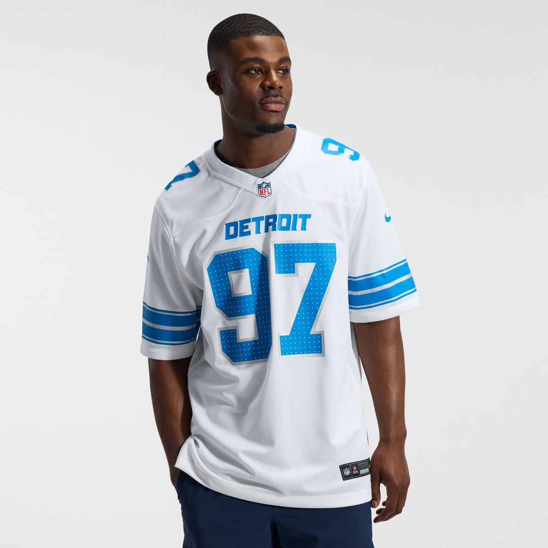 Detroit Lions Aidan Hutchinson Black 2nd Alternate Game Jersey | NFL Football Jersey