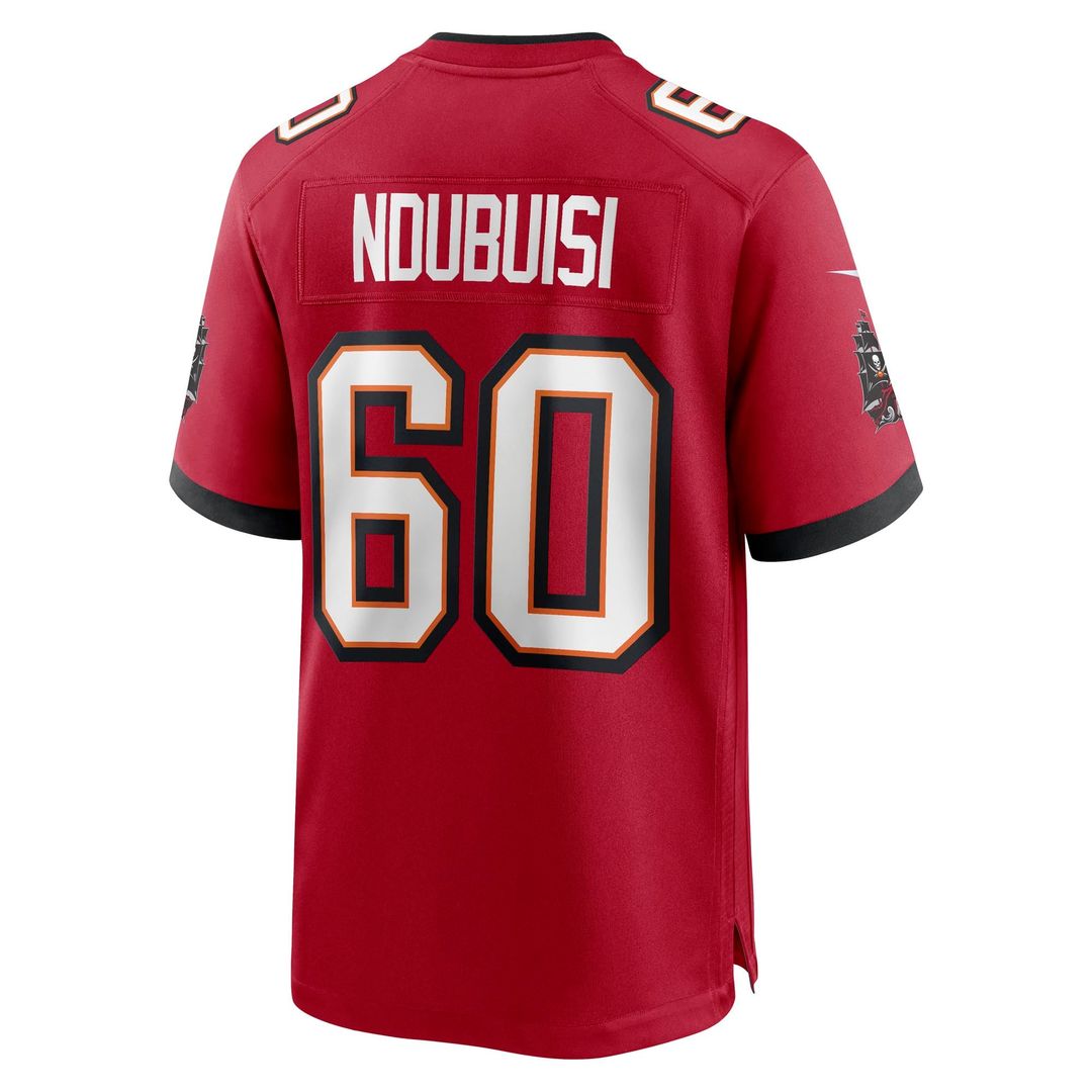 Tampa Bay Buccaneers Haggai Ndubuisi Red Team Game Jersey | NFL Football Jersey