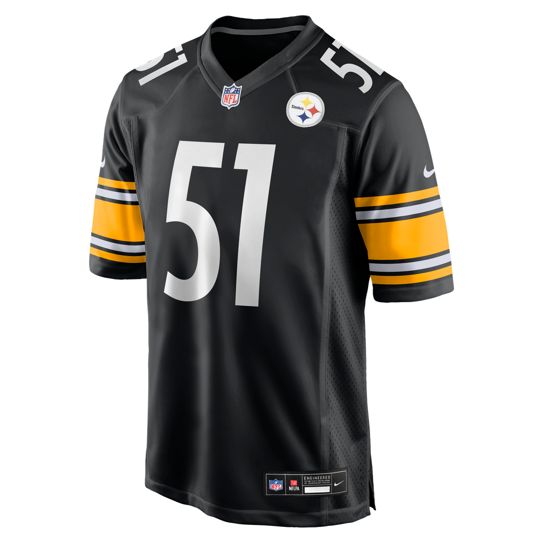 Pittsburgh Steelers Nick Herbig Black Game Jersey | NFL Football Jersey