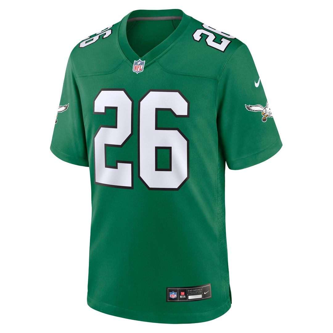 Philadelphia Eagles Saquon Barkley White Game Jersey | NFL Football Jersey
