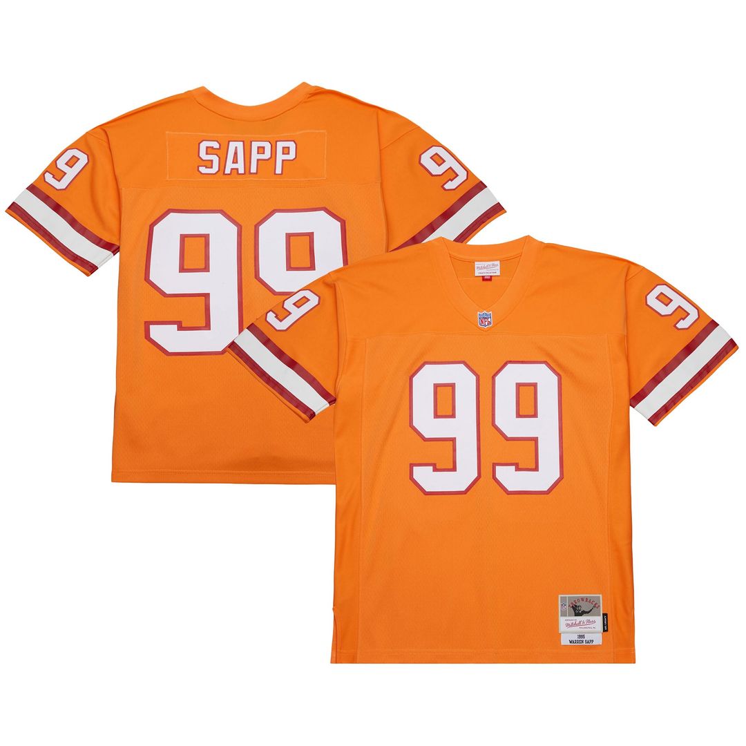 Tampa Bay Buccaneers Warren Sapp Red 2002 Legacy Replica Jersey | NFL Football Jersey