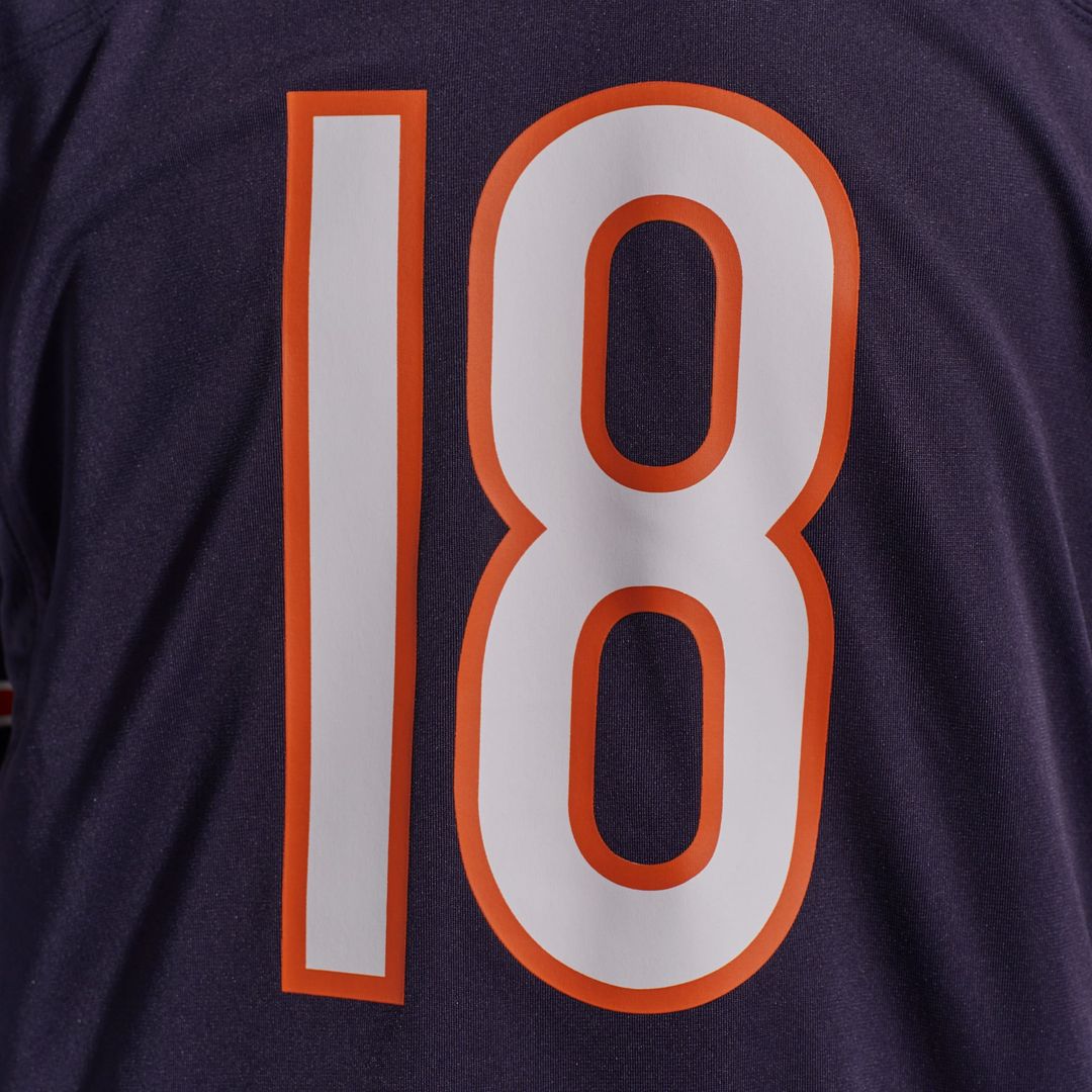 Chicago Bears Caleb Williams White First Round Pick Player Game Jersey | NFL Football Jersey