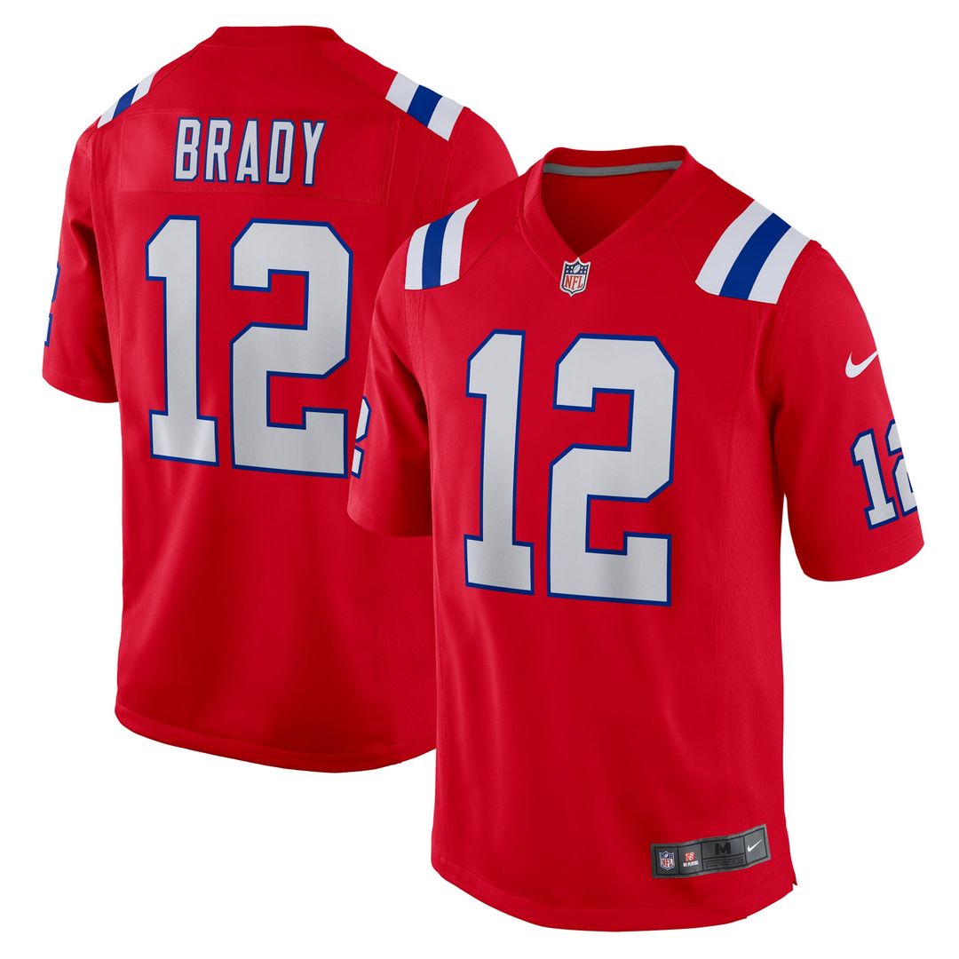 New England Patriots Tom Brady White Retired Game Jersey | NFL Football Jersey