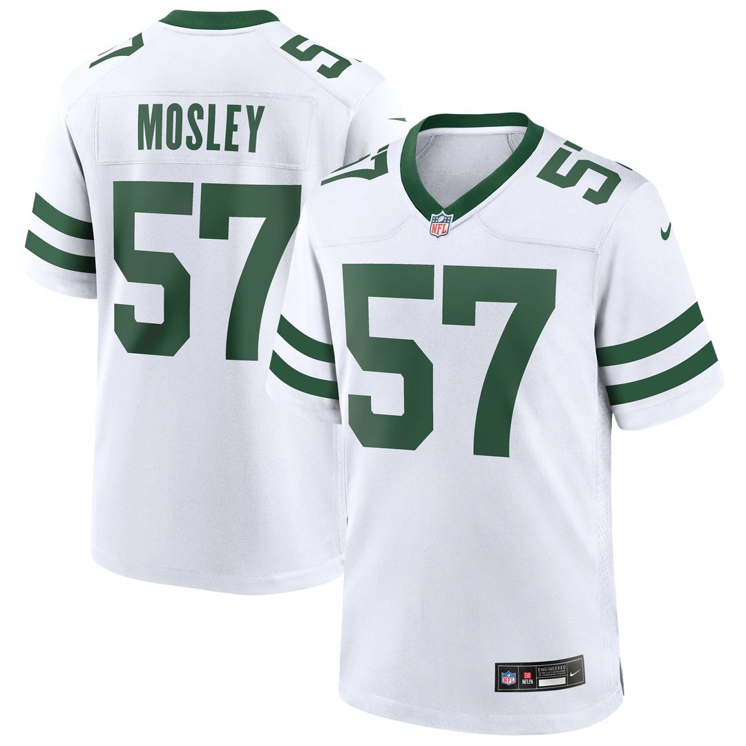 New York Jets C.J. Mosley Legacy White Game Jersey | NFL Football Jersey