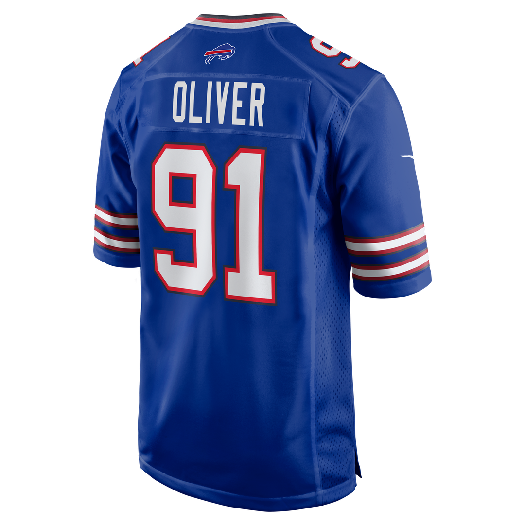 Buffalo Bills Ed Oliver Royal Team Game Player Jersey | NFL Football Jersey