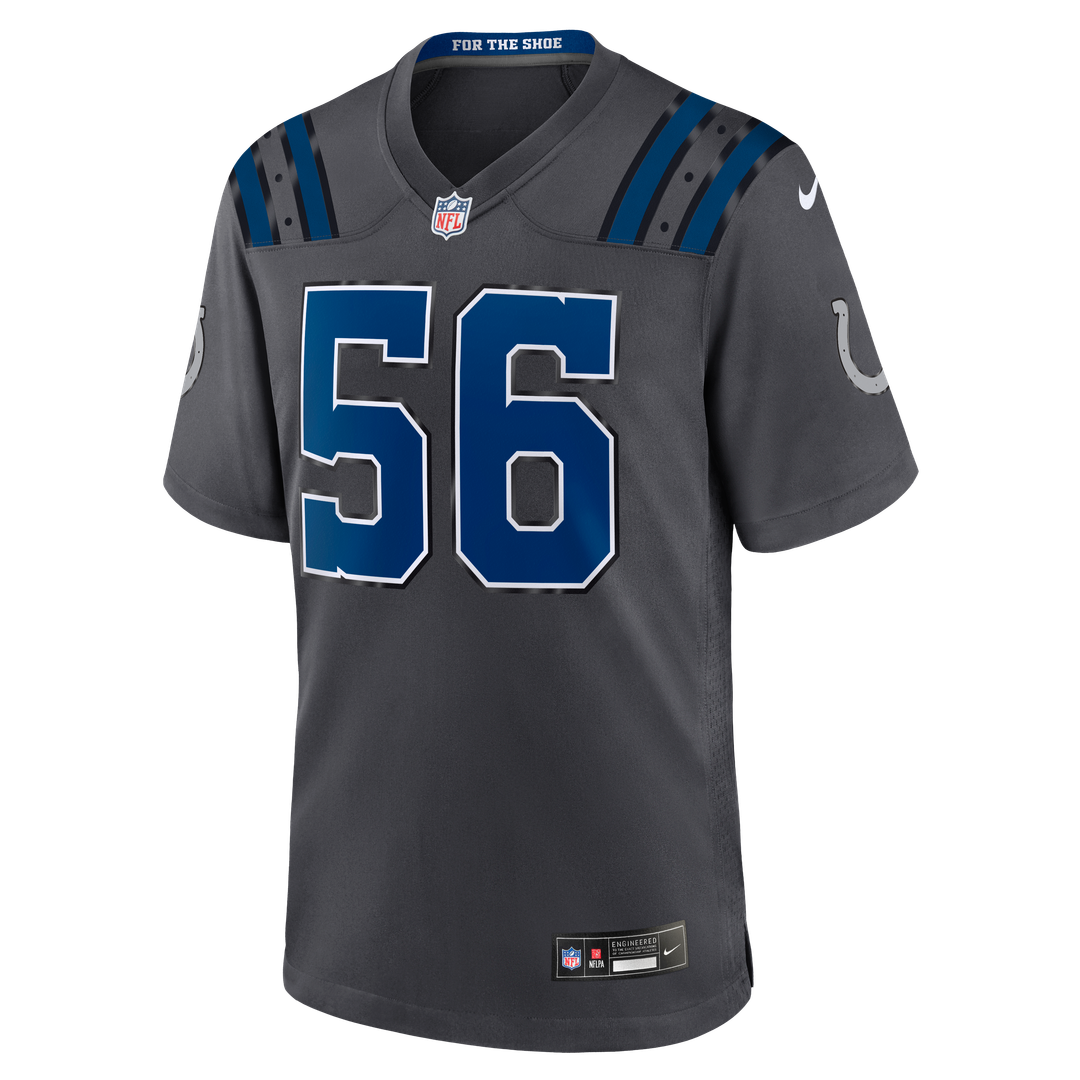 Indianapolis Colts Quenton Nelson Anthracite 2026 Rivalries Collection Game Jersey | NFL Football Jersey