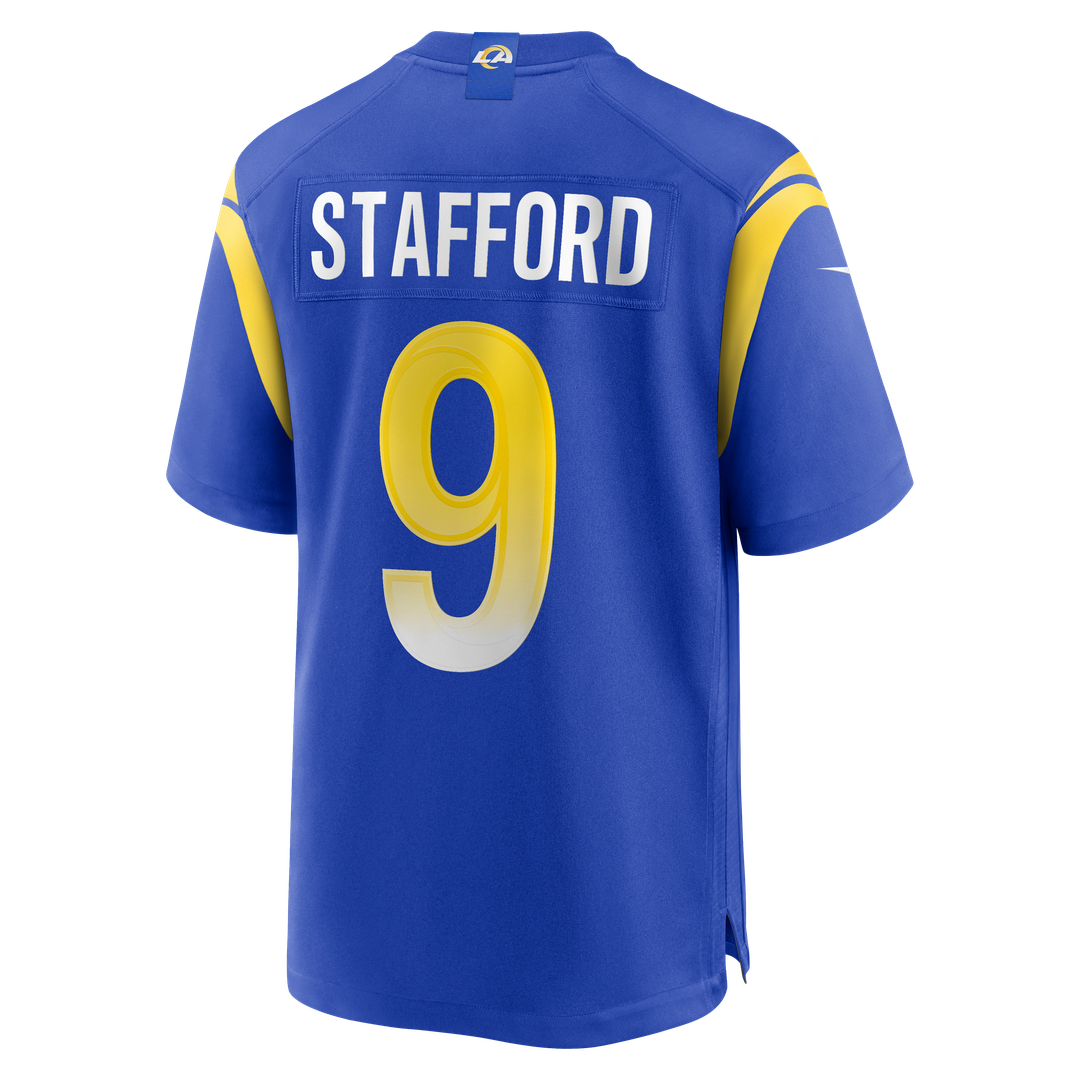 Los Angeles Rams Matthew Stafford Royal Player Game Jersey | NFL Football Jersey