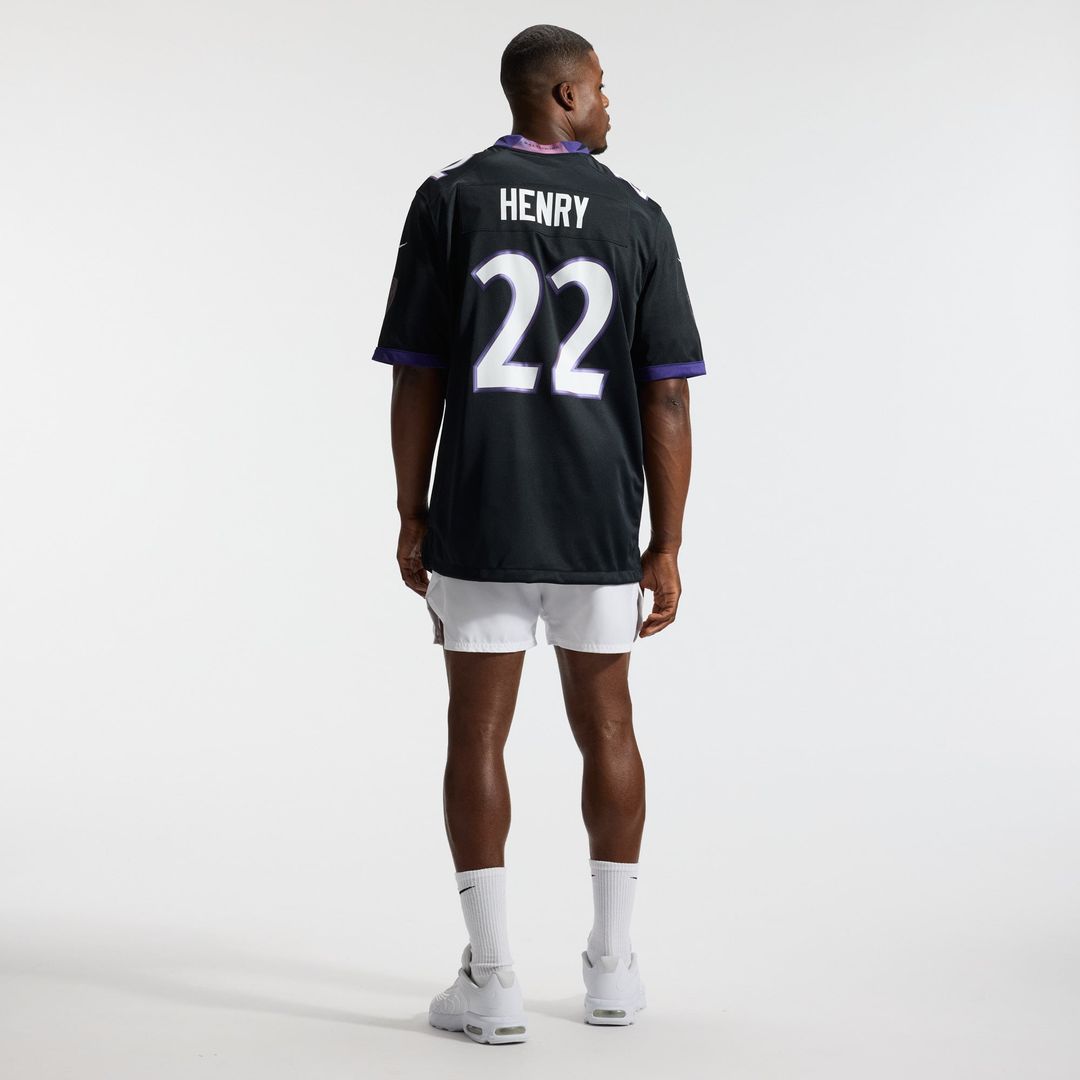 Baltimore Ravens Derrick Henry Black Alternate Game Jersey | NFL Football Jersey