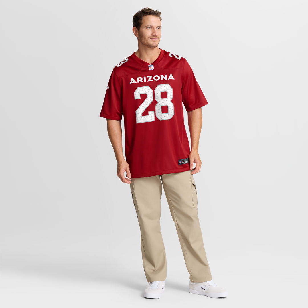 Arizona Cardinals Elijah Jones Cardinal Team Game Jersey | NFL Football Jersey