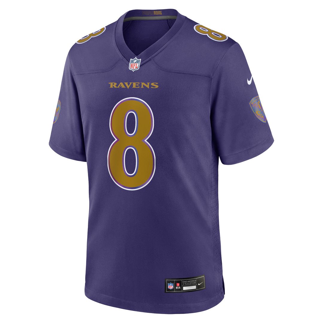 Baltimore Ravens Lamar Jackson Black Alternate Game Jersey | NFL Football Jersey