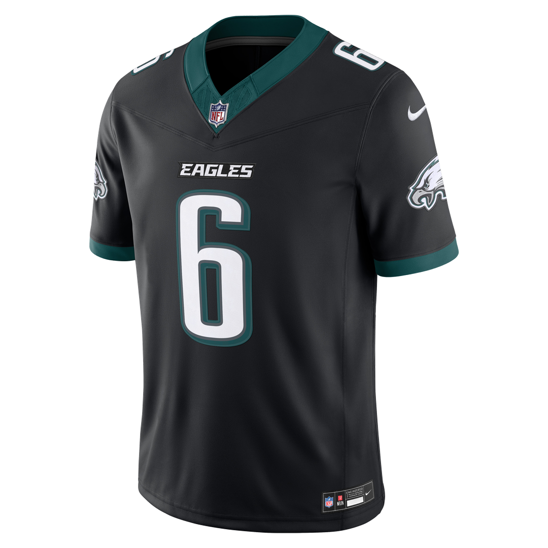 Philadelphia Eagles DeVonta Smith Black Alternate Vapor F.U.S.E. Stitched Limited Jersey | NFL Football Jersey
