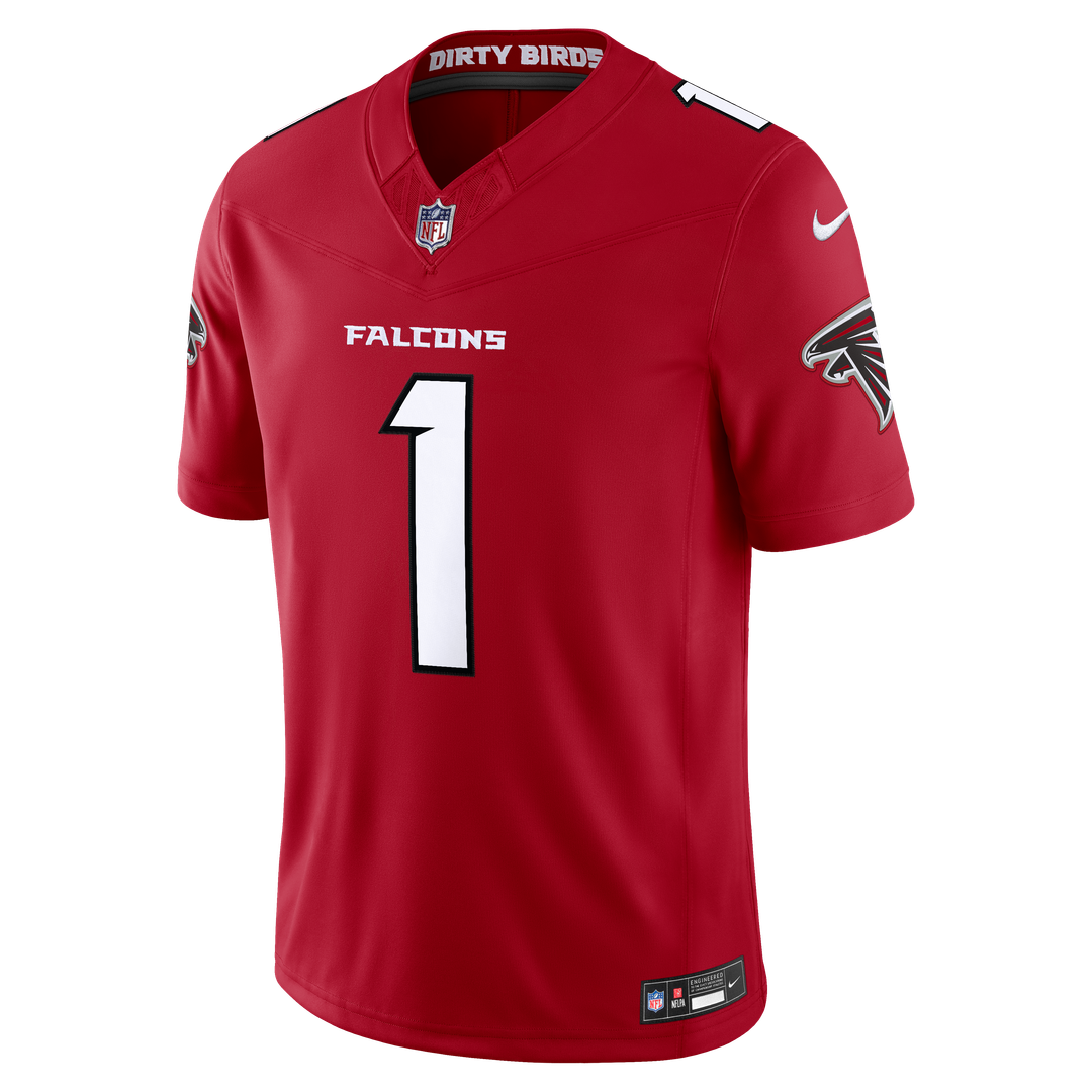 Atlanta Falcons Dirty Birds Red Team Vapor F.U.S.E. Stitched Limited Jersey | NFL Football Jersey