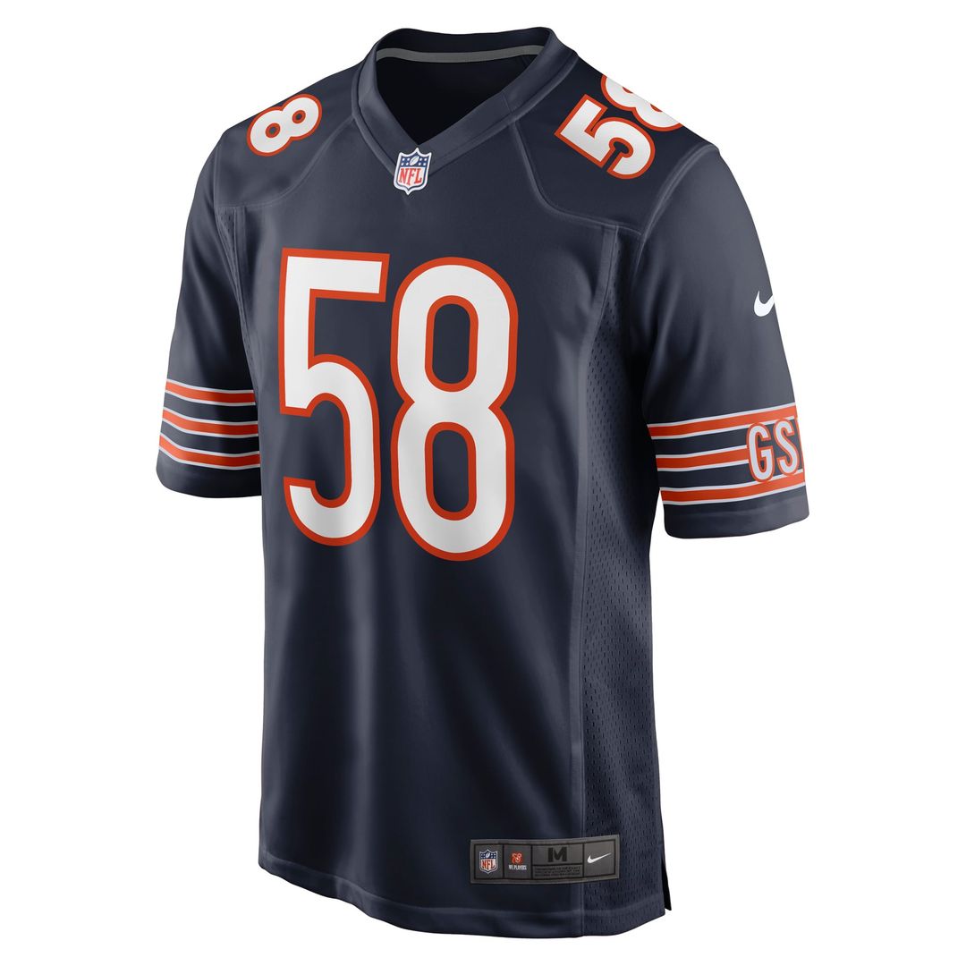 Chicago Bears Darnell Wright Navy Game Jersey | NFL Football Jersey