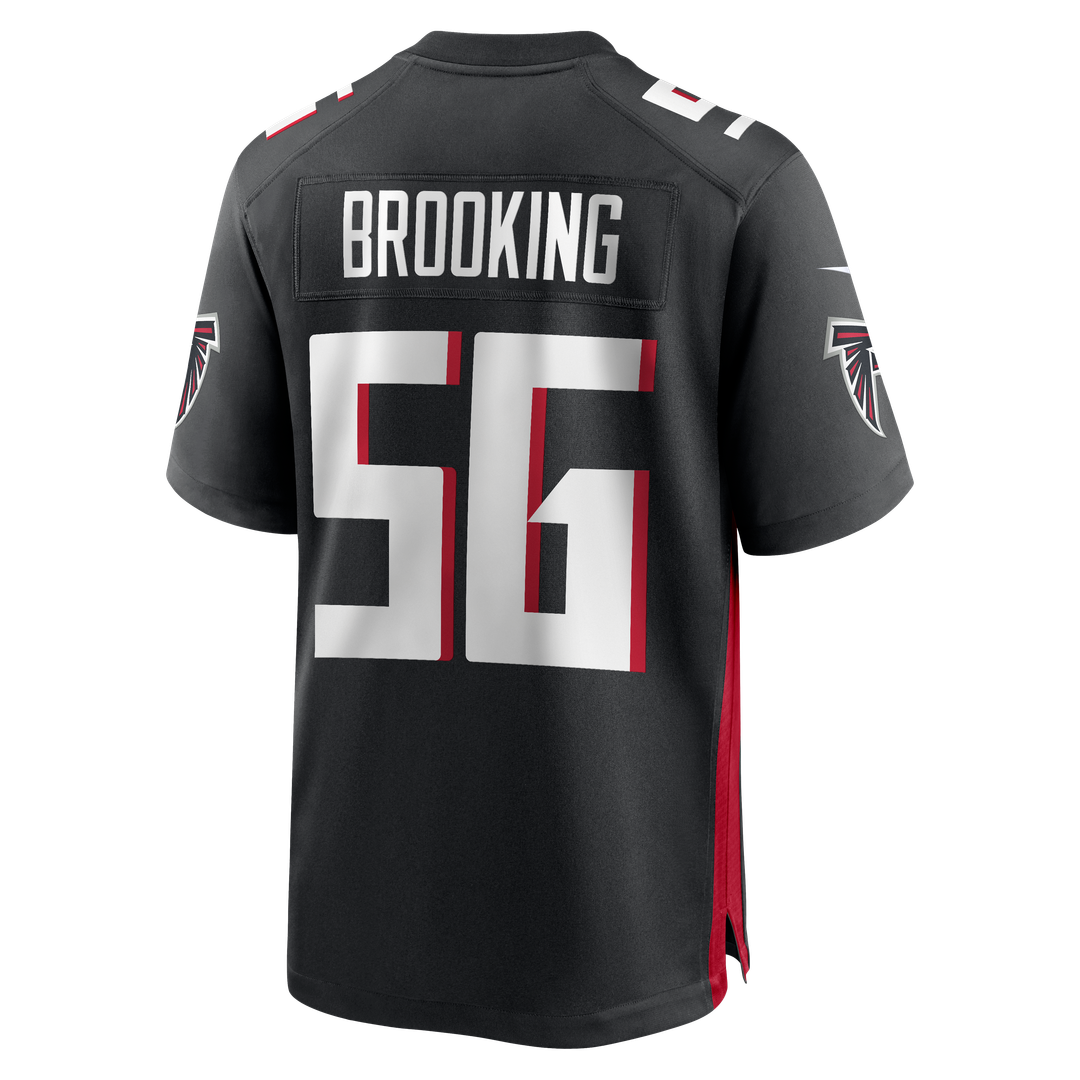 Atlanta Falcons Keith Brooking Black Game Retired Player Jersey | NFL Football Jersey