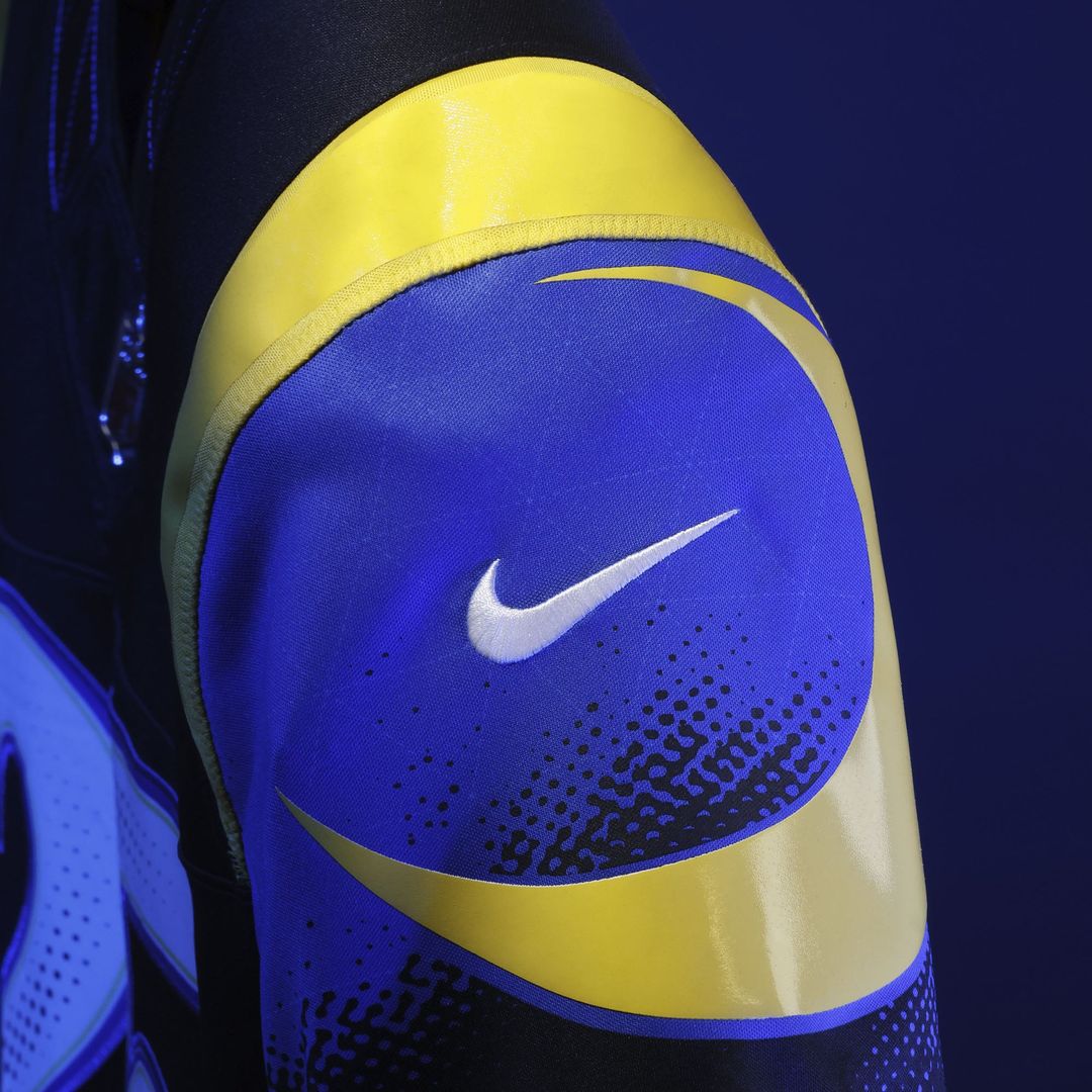 Los Angeles Rams Kyren Williams Dark Blue Rivalries Collection Stitched Limited Jersey | NFL Football Jersey