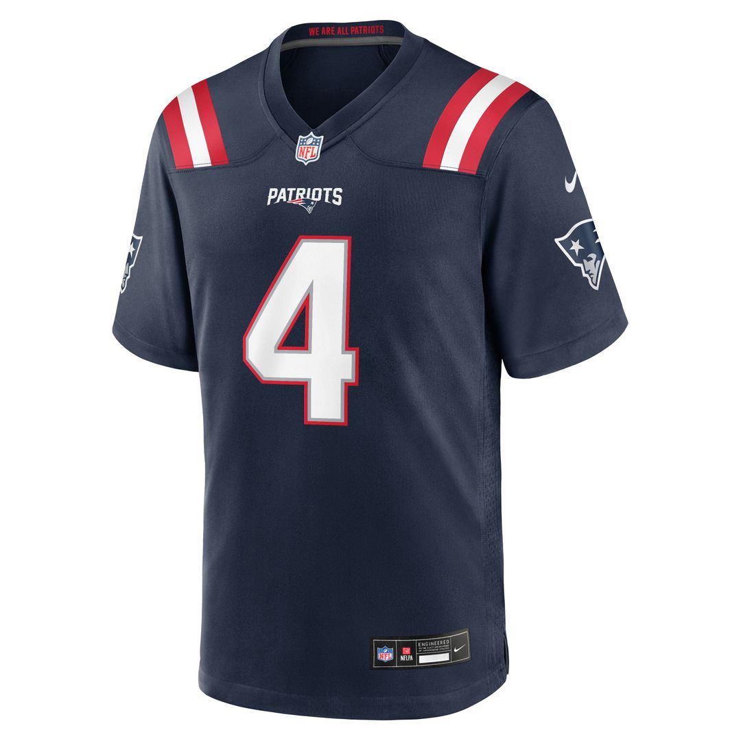 New England Patriots Craig Woodson Navy Team Game Jersey | NFL Football Jersey