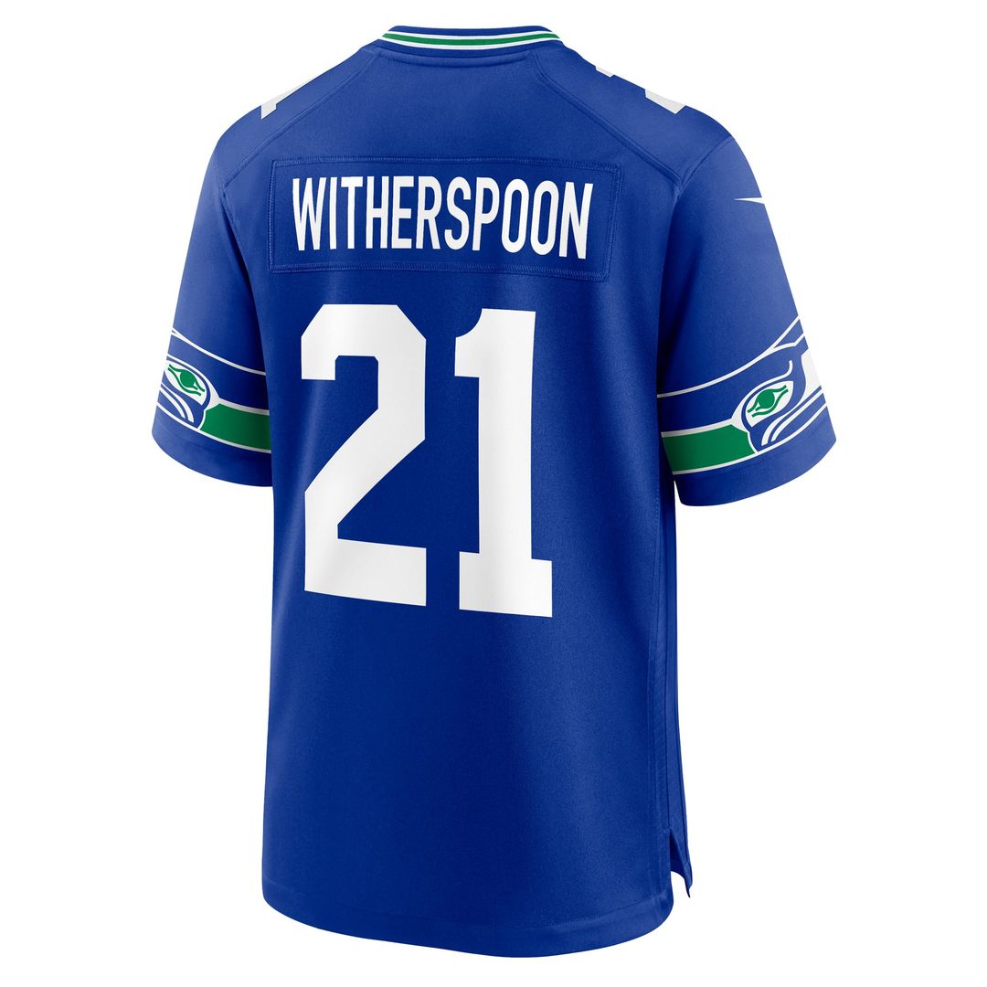 Seattle Seahawks Devon Witherspoon White Game Jersey | NFL Football Jersey