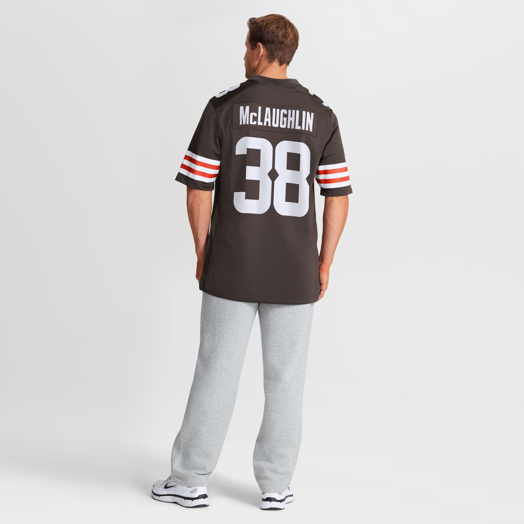 Cleveland Browns Jaleel McLaughlin Brown Team Game Jersey | NFL Football Jersey