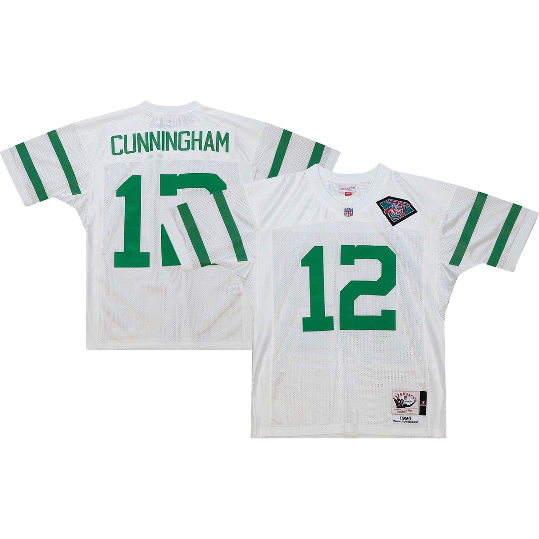 Philadelphia Eagles 1992 Randall Cunningham Green Authentic Throwback Retired Player Jersey | NFL Football Jersey