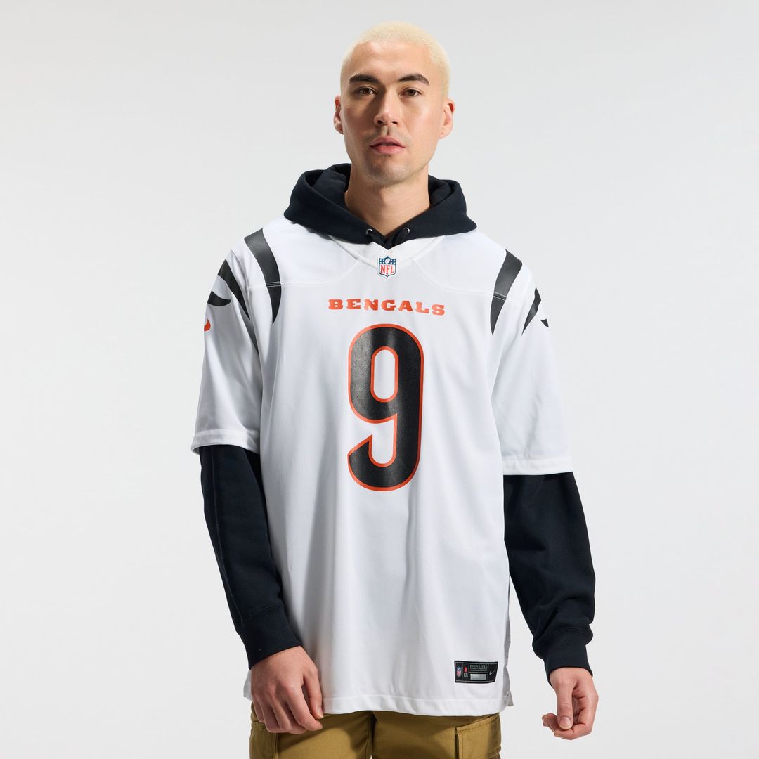 Cincinnati Bengals Joe Burrow Orange Alternate Game Jersey | NFL Football Jersey