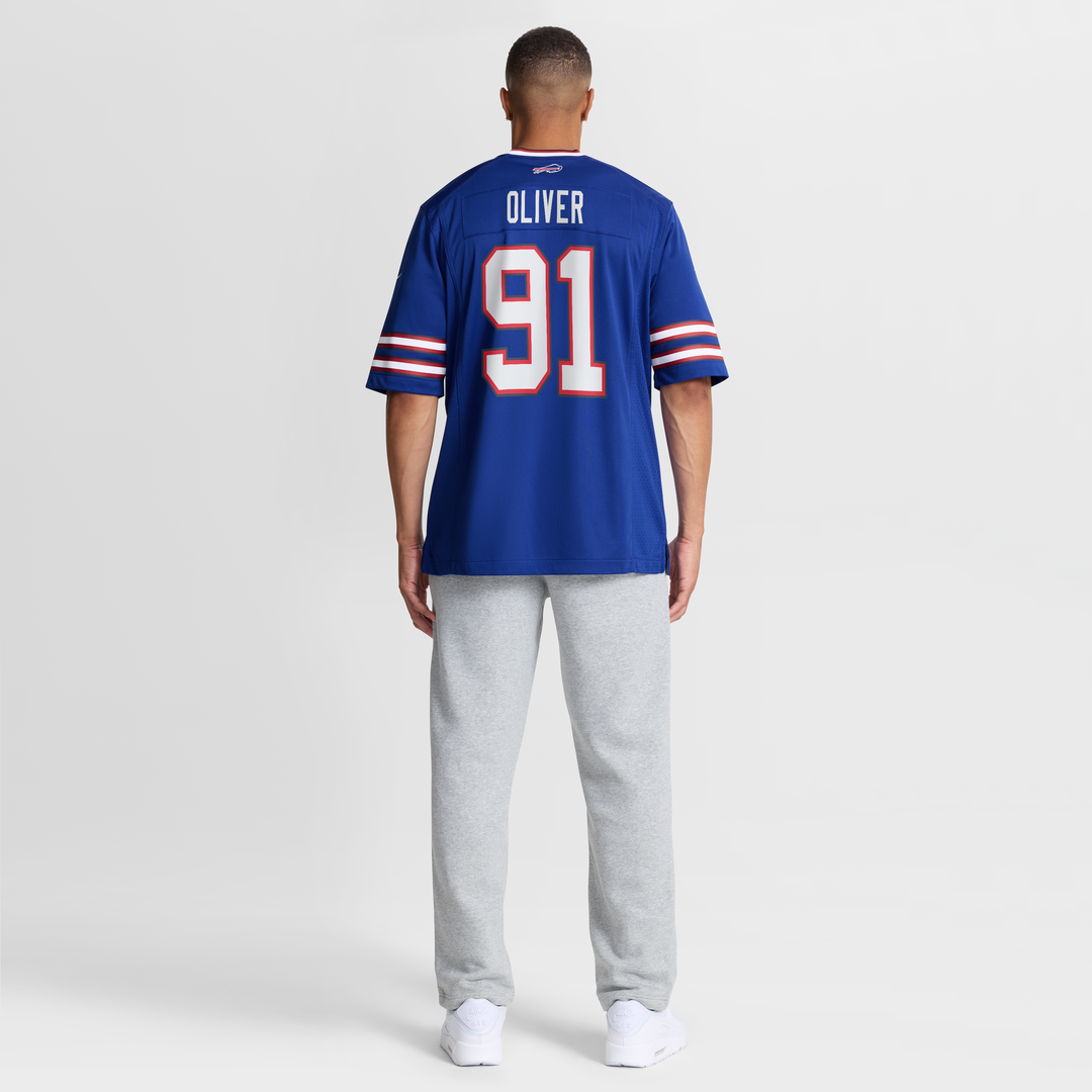 Buffalo Bills Ed Oliver Royal Team Game Player Jersey | NFL Football Jersey
