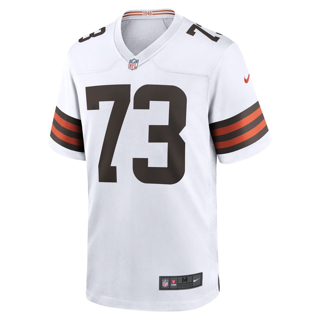 Cleveland Browns Joe Thomas White Retired Game Player Jersey | NFL Football Jersey
