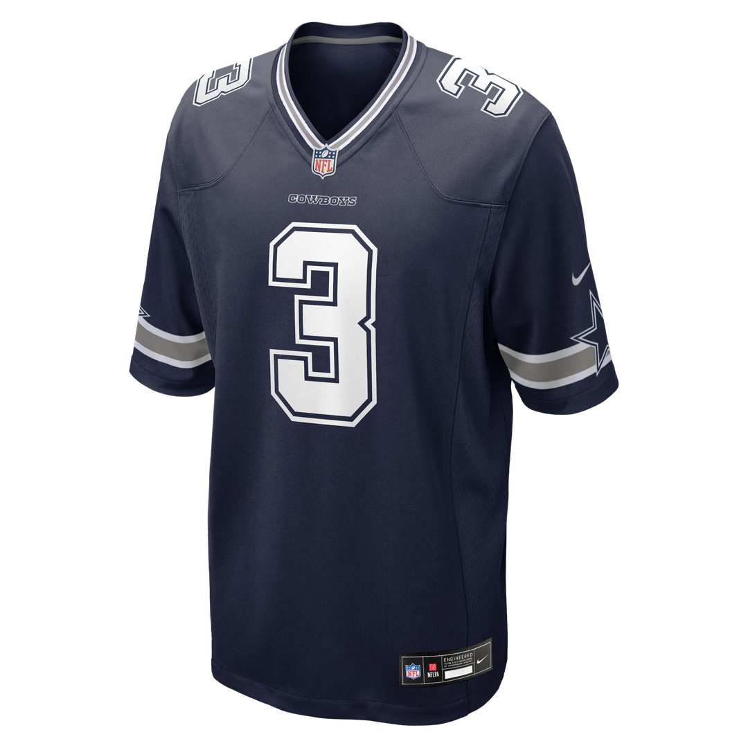 Dallas Cowboys George Pickens Navy Game Jersey | NFL Football Jersey