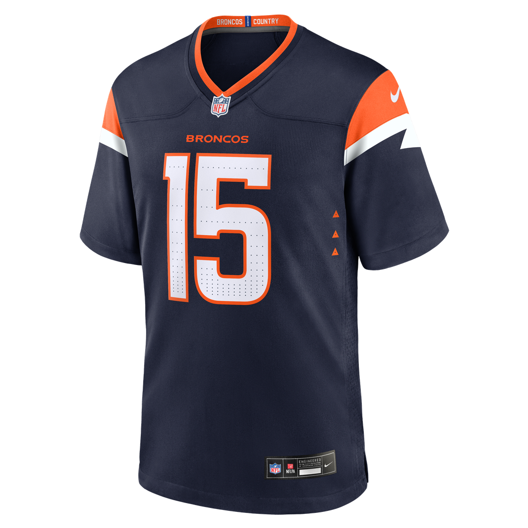 Denver Broncos Nik Bonitto Orange Team Game Jersey | NFL Football Jersey