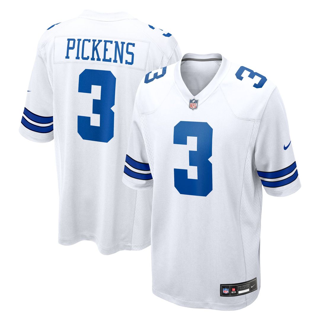 Dallas Cowboys George Pickens Navy Game Jersey | NFL Football Jersey