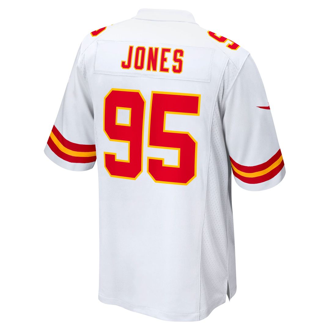 Kansas City Chiefs Chris Jones White Game Jersey | NFL Football Jersey
