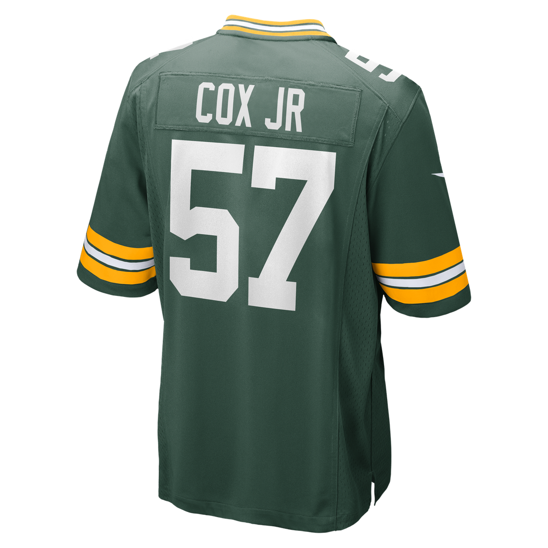Green Bay Packers Brenton Cox Jr. Green Game Jersey | NFL Football Jersey