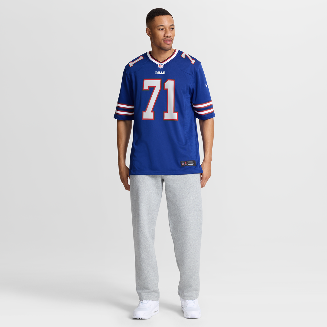 Buffalo Bills Jedrick Wills Jr. Royal Team Game Jersey | NFL Football Jersey