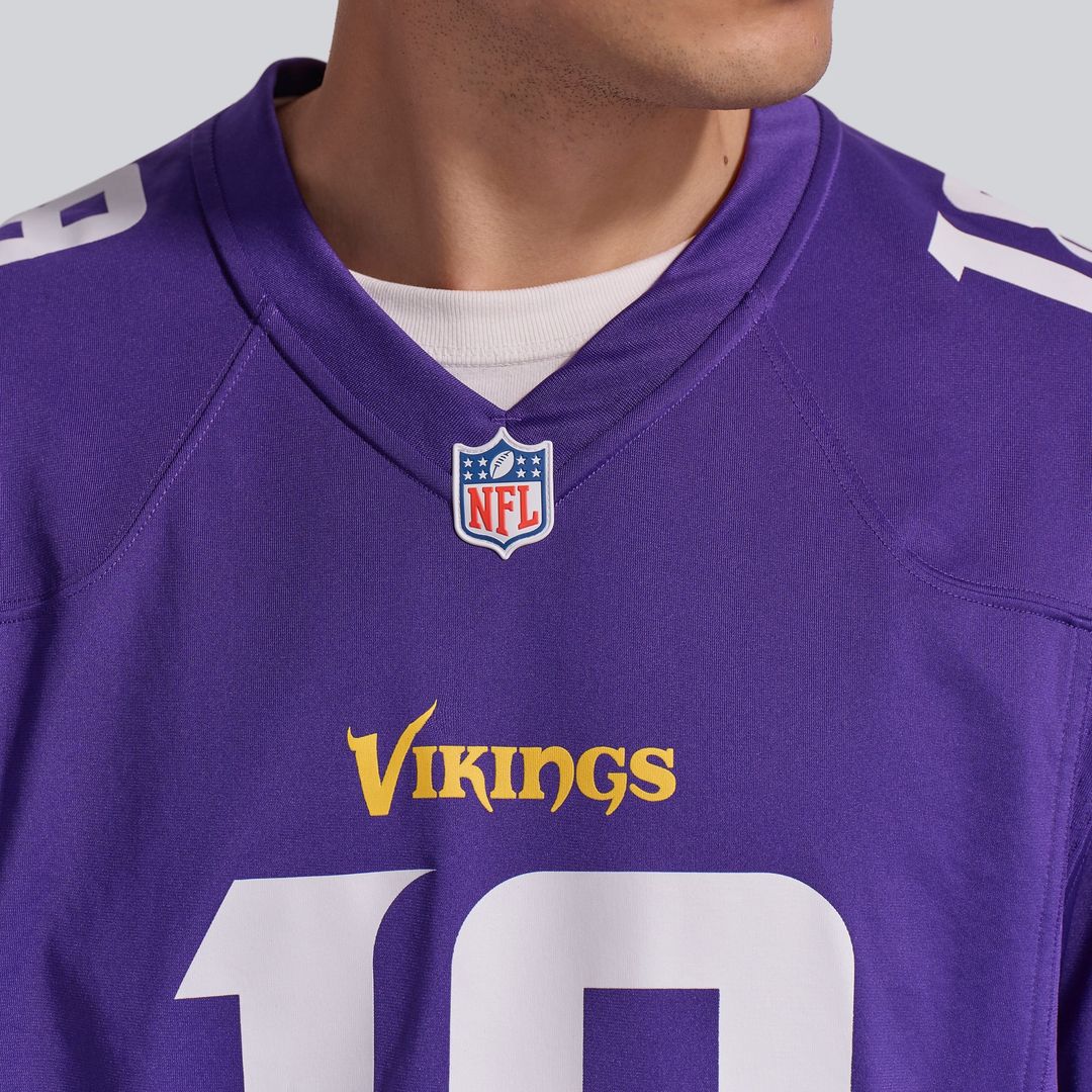Minnesota Vikings Justin Jefferson Purple Player Game Jersey | NFL Football Jersey