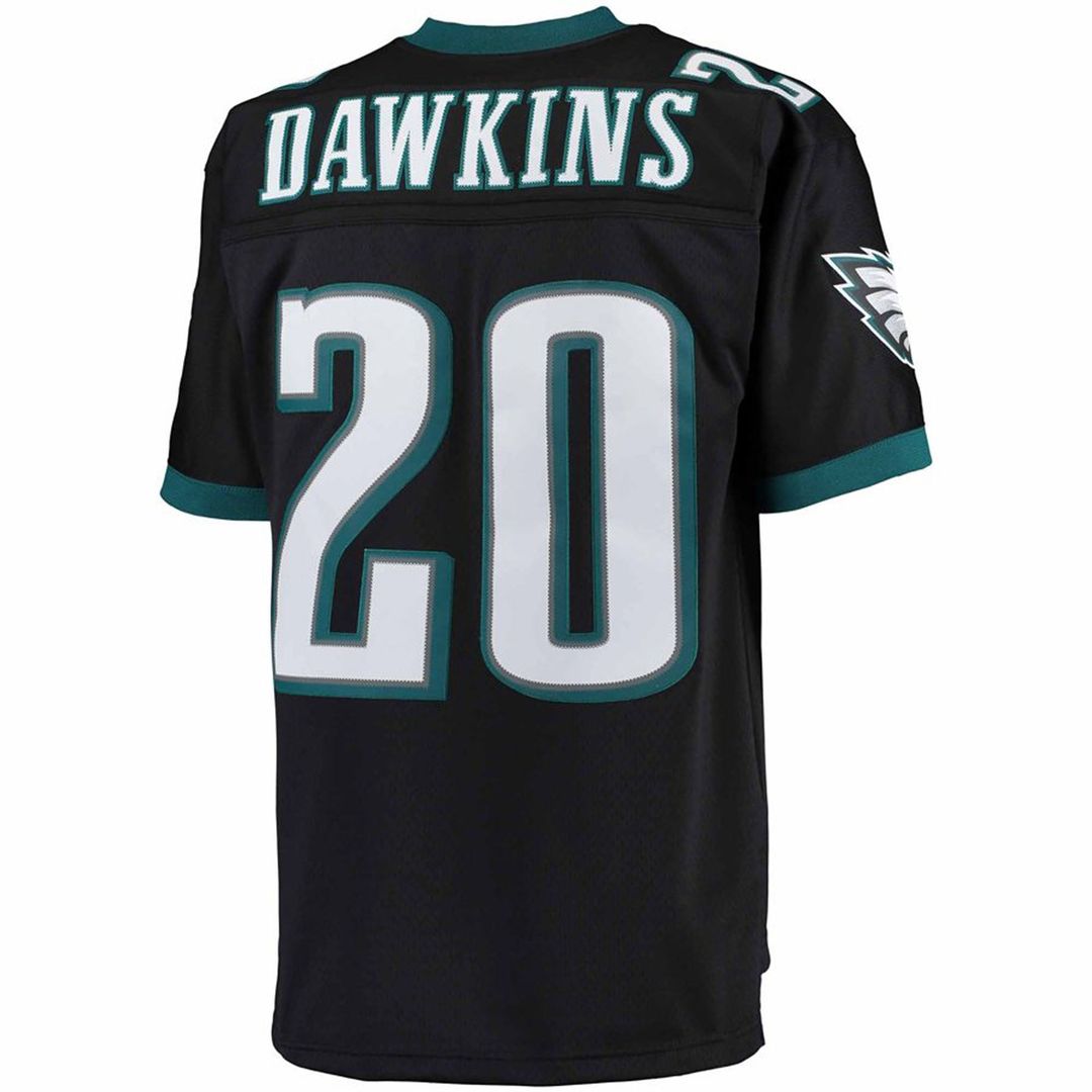 Philadelphia Eagles Brian Dawkins Black Big & Tall 2004 Retired Player Replica Jersey | NFL Football Jersey