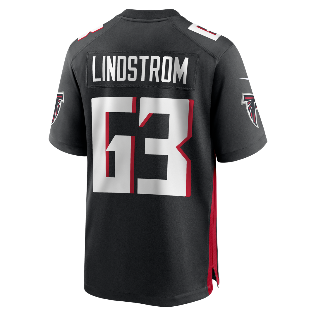 Atlanta Falcons Chris Lindstrom Black Game Jersey | NFL Football Jersey