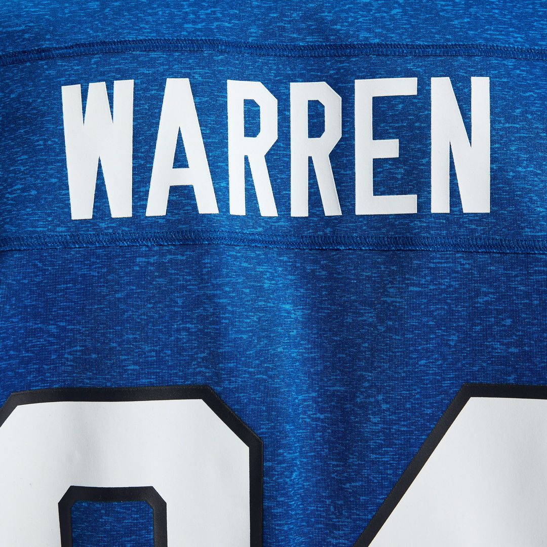 Indianapolis Colts Tyler Warren Heather Royal Alternate 2 Indiana Nights Game Jersey | NFL Football Jersey