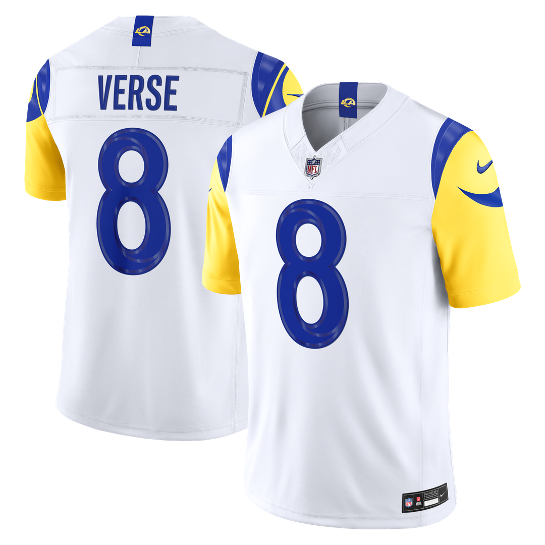 Los Angeles Rams Jared Verse White Vapor F.U.S.E. Stitched Limited Jersey | NFL Football Jersey