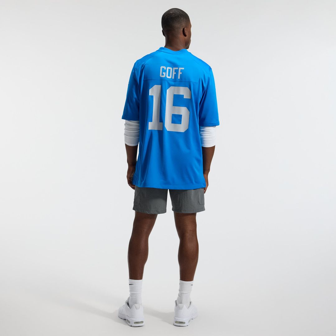Detroit Lions Jared Goff Blue Alternate Game Jersey | NFL Football Jersey