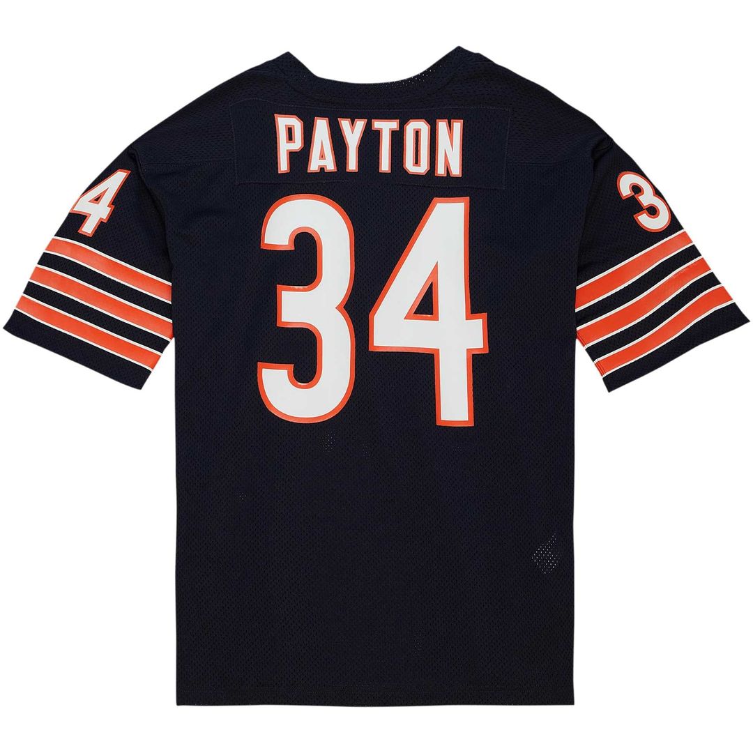 Chicago Bears 1985 Walter Payton White Authentic Throwback Retired Player Jersey | NFL Football Jersey